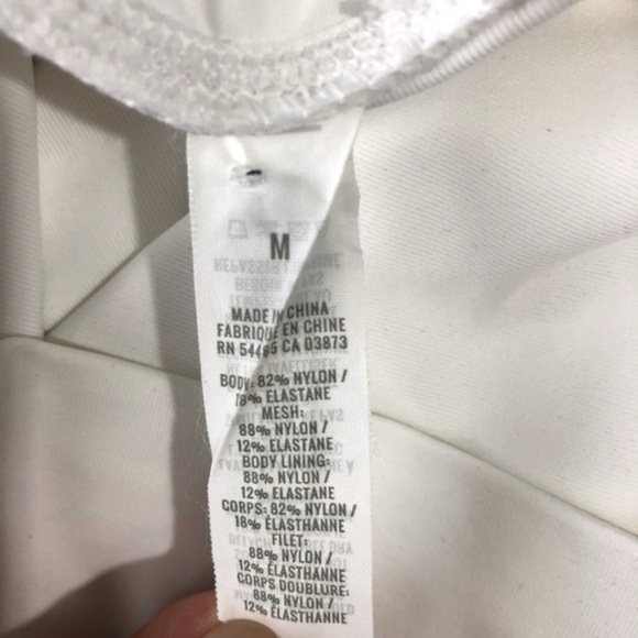 Aerie White Cropped High-Waisted Leggings Size M - Picture 6 of 6